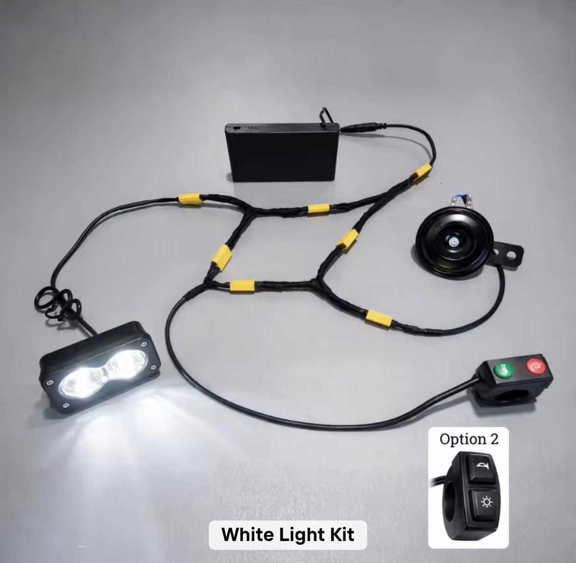 Battery powered Baja light & Horn bundle!